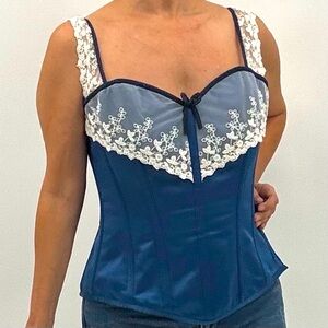 Corset Story Cosplay Victorian Steampunk Bridgerton Satin Lace Metallic Corset